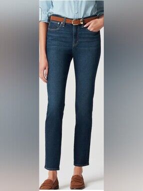 J. Crew Essential Straight Ankle Jeans - Dark Navy Size 29